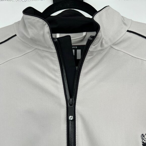 Spanish Hills CC Camarillo Ca FJ DryJoys 1/2 Zip S/S Tour Collection Jacket SZ L - Picture 3 of 9